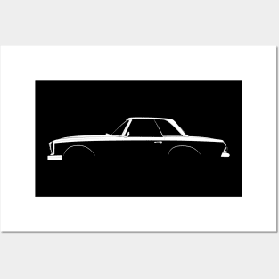 Mercedes-Benz SL Hardtop (W113) Silhouette Posters and Art